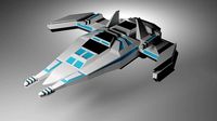 Low poly SpaceShip