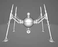 STAR WARS Homing Droid - Low Poly Game - Battlefield - FBX MODEL