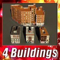 3D Models Building Collection 53  56 3D Model