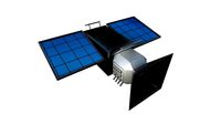 Satellite E05 Steel Blue - SciFi Space Design