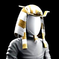 Pharaoh Eagle Hat 02 - SciFi Character Design Low-poly 3D model