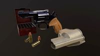Rook Compact Revolver Blued with Accessories