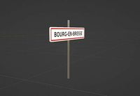 Panneau Entree Propre Bourg en Bresse
