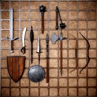Crude Weapon Set - low poly game ready