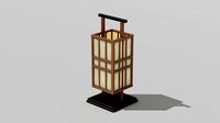 Japanese Furniture Kit - Lamp with handle