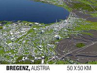 Bregenz Austria 50x50km