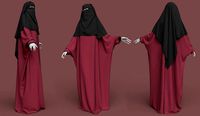 2 jilbebs and niqab