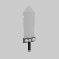 Simple Chipped Sword
