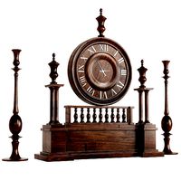 wood clock