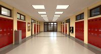 School Hallway