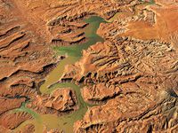 Desert Valley River Canyon