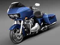 Harley-Davidson Road Glide 2015 3D Model