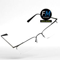 Glasses half rim square