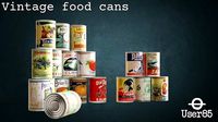 Vintage Food Cans