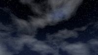 Cloudy Night Sky Procedural Textur