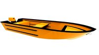 The Yellow Allumunium Boat