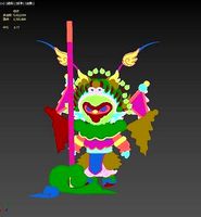 Chinese Peking Opera cartoon monkey monkey monkey monkey king