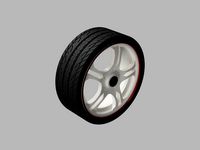 Wheel with rim