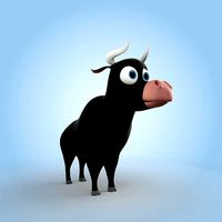 Cartoon Bull