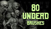 Zbrush - Undead Creature Brush mega Pack