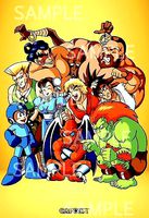 Rockman And friend Street Fighter RYu Ken Chunli