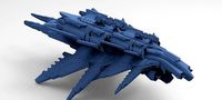 Sci-Fi Insectoid ship base 3 3D