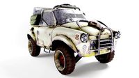 Retro vintage battle race suv car four-wheel drive lvl1 al5