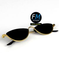 Sunglasses half eye