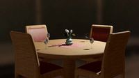 Conjunto de mesa Low polly
