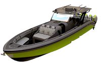 Grey-Green motorboat 43