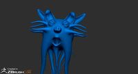 Bubbly face Alien creature