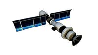 Satellite C07 Dirt Blue - SciFi Space Design