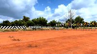 Australian Road Curve And End Of Road Marker Signs