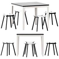 Pop Table and Fenster Low Stool by DesignByThem