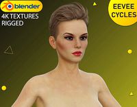 Realistic Advanced Female Character 67 - Rigged - 4K Textures