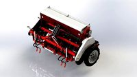 WG1007 - Mounted mechanical seed drill 180cm