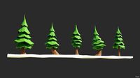 Low Poly PineTree