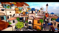 Stylized Greek Island
