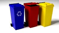 Bin dumpster trash can