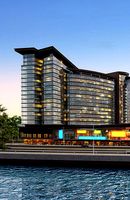 Modern Marine Hotel Building near Sea