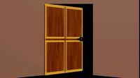 Door Model with 3D animated