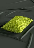 Pillow smocked effect