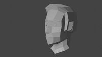 Low-poly Head