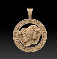 Horoscope Twins Pendant