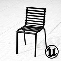 Magis Striped Chair UE4