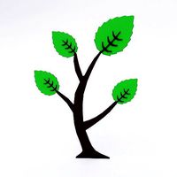 Cartoon tree 3d model