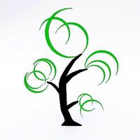 Abstract toon tree 3d model