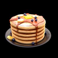 Blueberry Banana Pancakes