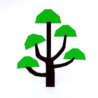 Toon tree 3d model