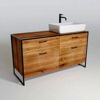 Bathroom cabinet with sink